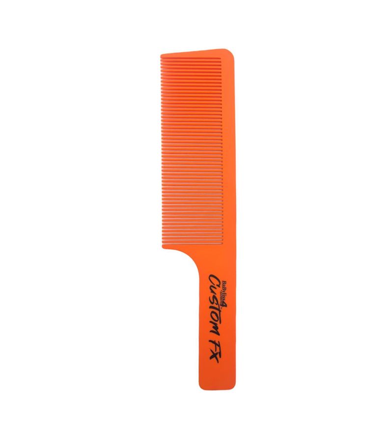 Peine BabylissPro Barberlogy Corte Barberia 9Pulgadas Naranja-0