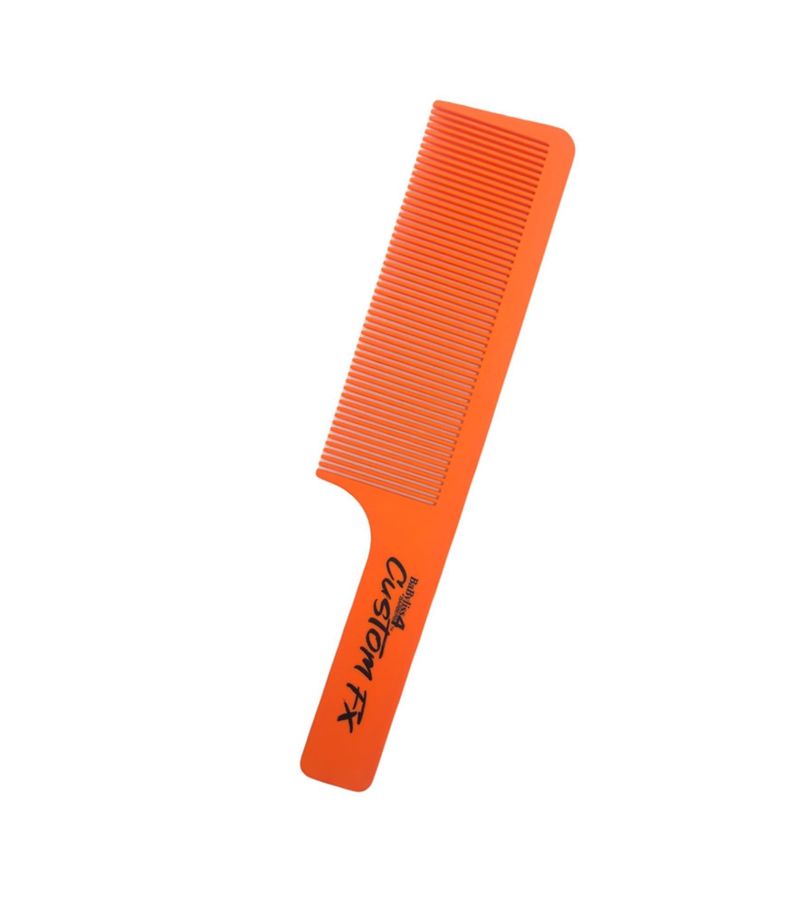 Peine BabylissPro Barberlogy Corte Barberia 9Pulgadas Naranja-1