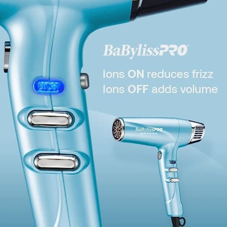 Secador BabylissPRO Dual Ionic Azul-4