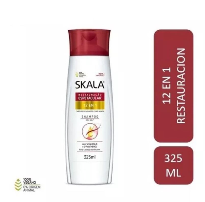 SHAMPOO RESTAURACIÓN 12 EN 1 SKALA 325 ML-2