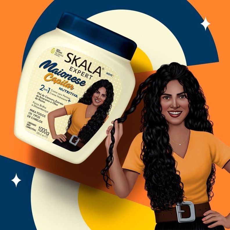 MASCARA MAIONESA CAPILAR NUTRITIVA 2EN1 EXPERT SKALA 1KG-3