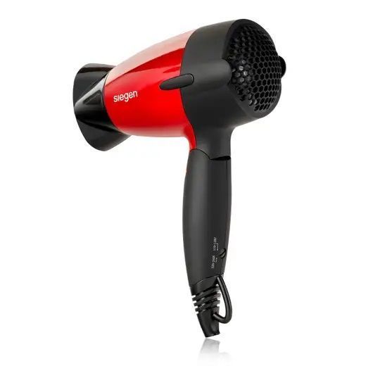 Secador de Pelo Siegen Specialist Lets go Travel Rojo SG3011 1400Watts-2