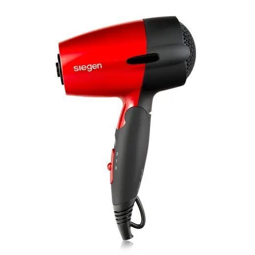 Secador de Pelo Siegen Specialist Lets go Travel Rojo SG3011 1400Watts-3