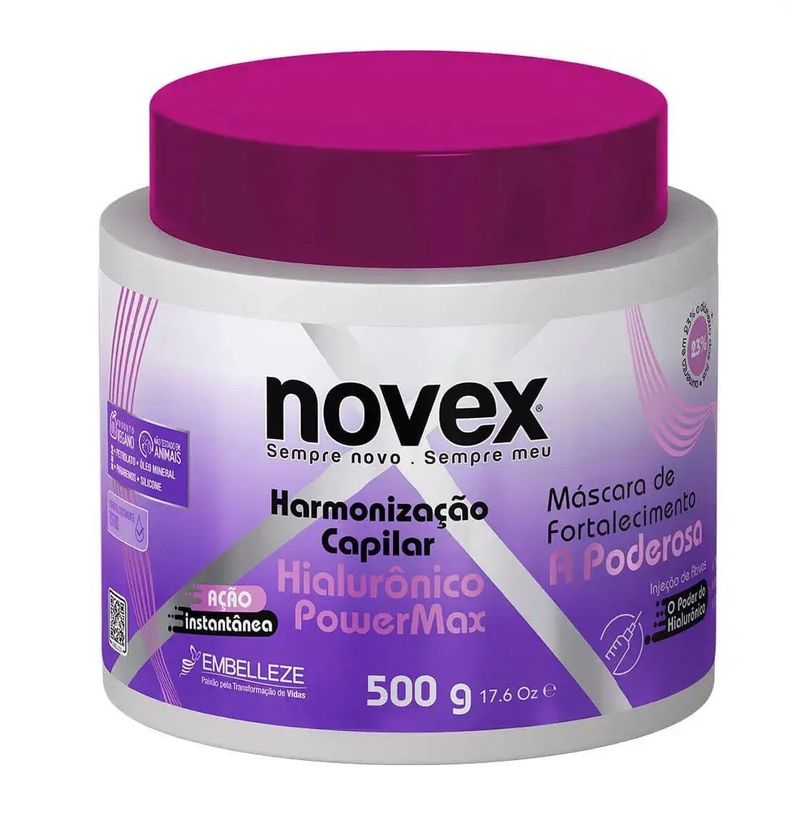 MASCARA HIALURONICO POWER MAX 500G NOVEX-2