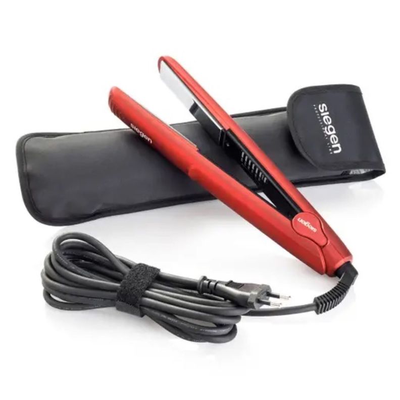 Plancha de Cabello Siegen 2en1 Alisa y Ondula Placas de Titanio Intensive Red SG4651-0