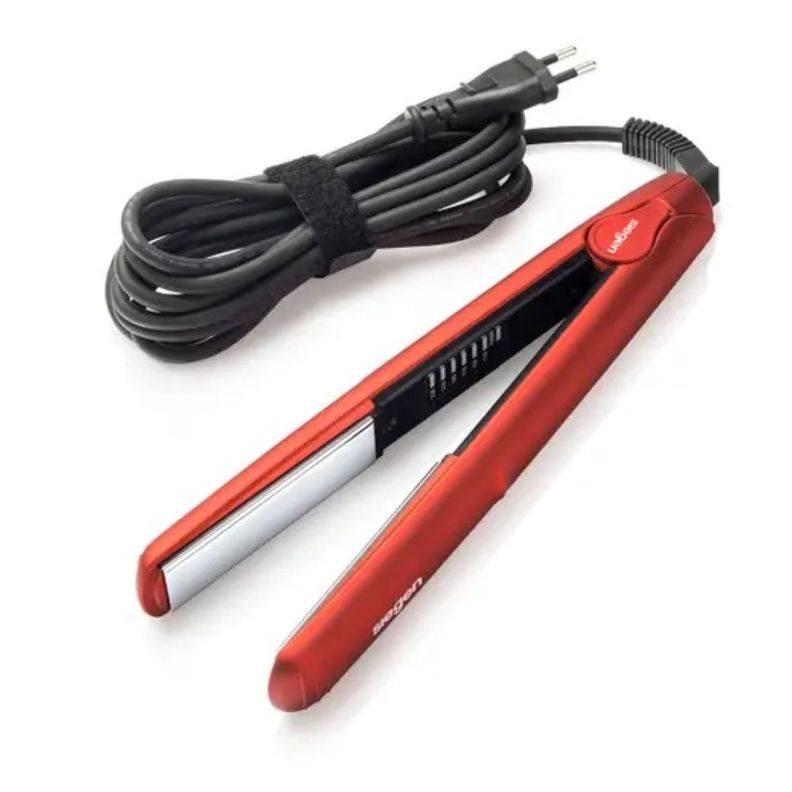 Plancha de Cabello Siegen 2en1 Alisa y Ondula Placas de Titanio Intensive Red SG4651-2