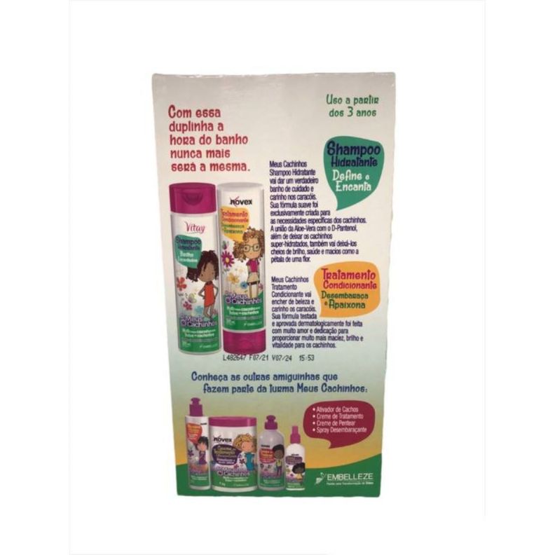 KIT SHAMPOO Y ACONDICIONADOR MEUS CACHINOS 300ML NOVEX-3