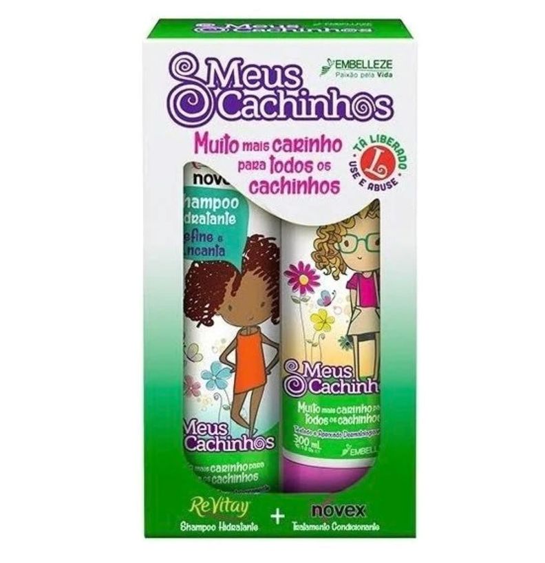 KIT SHAMPOO Y ACONDICIONADOR MEUS CACHINOS 300ML NOVEX-4