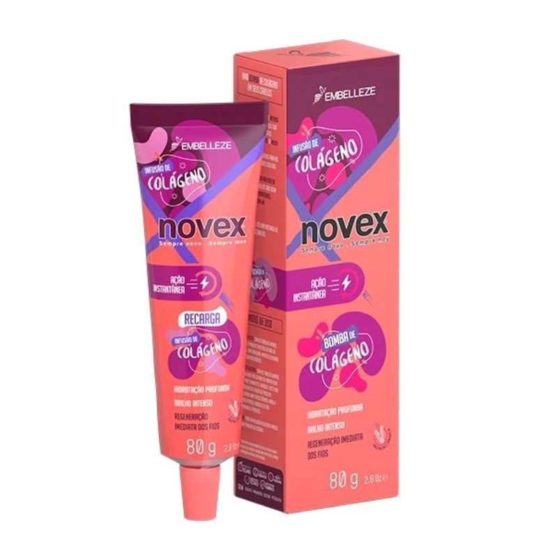 NOVEX RECARGA INFUSAO DE COLAGENO 80g-1