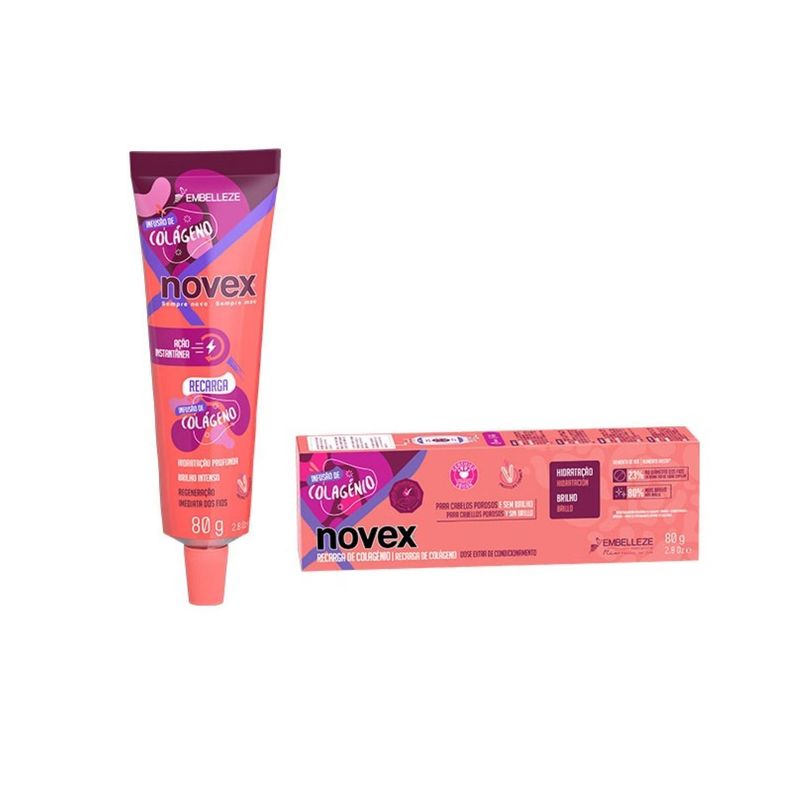 NOVEX RECARGA INFUSAO DE COLAGENO 80g-2