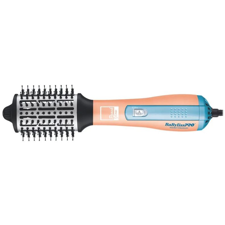 Cepillo secador Nano Titanium 64mm BabylissPro Peach Rosa-1