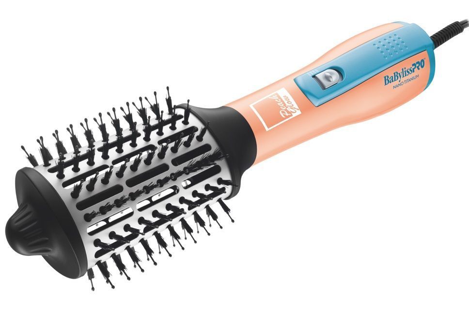 Cepillo secador Nano Titanium 64mm BabylissPro Peach Rosa-2