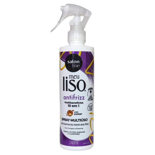 SPRAY MULTIUSO ANTIFRIZZ MEU LISO 240 ML SALON LINE
