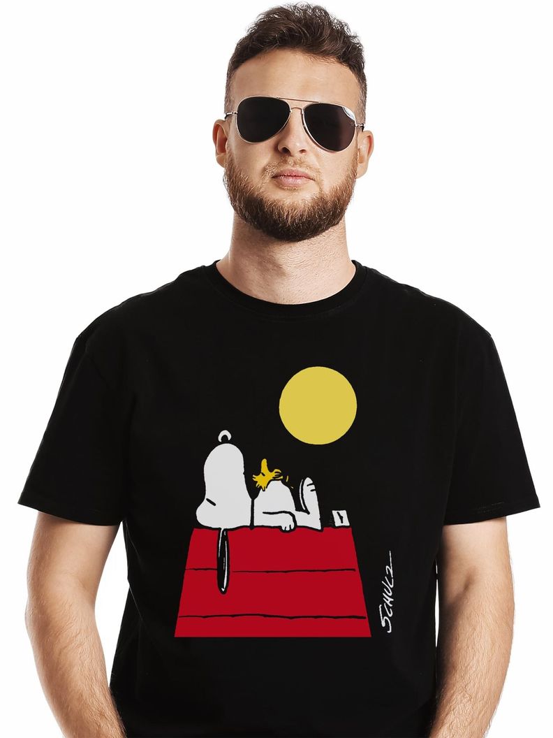 Polera Snoopy Y Woodstock-0