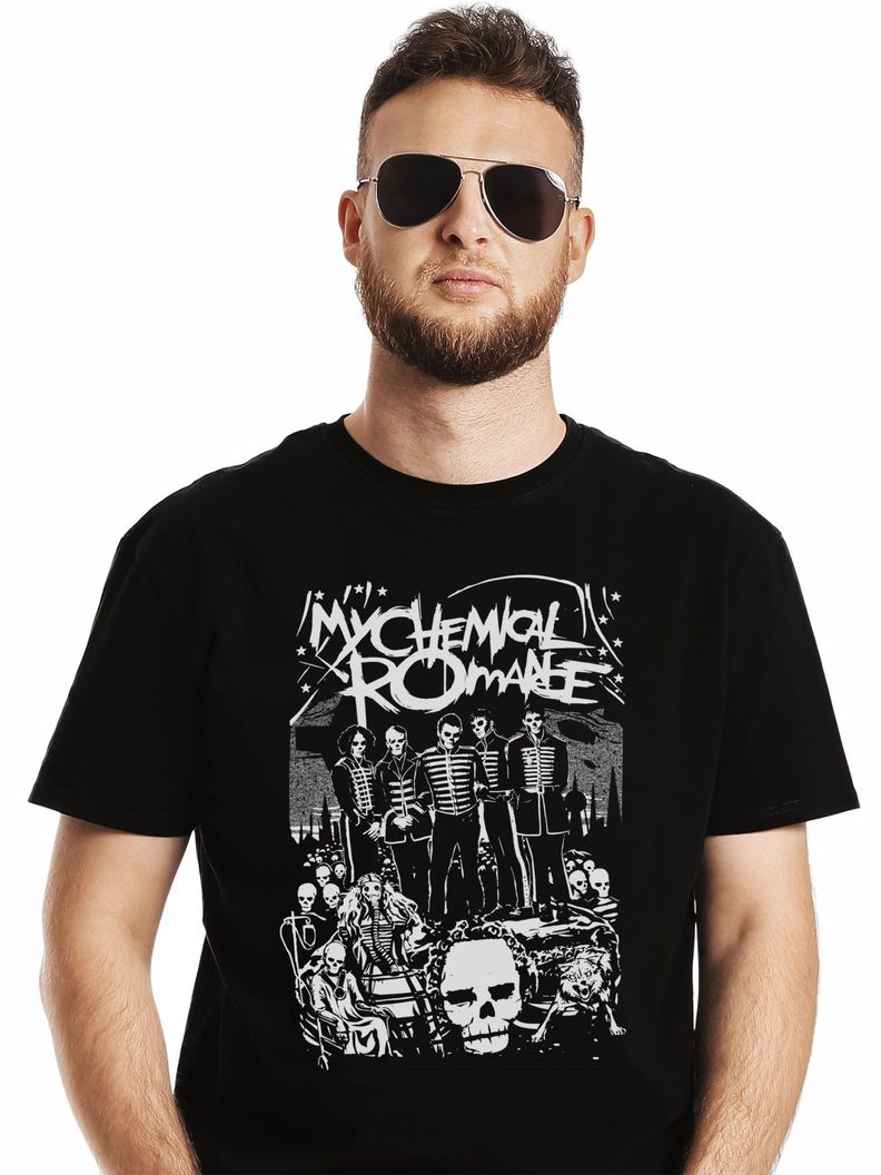 Polera My Chemical Romance Band-0