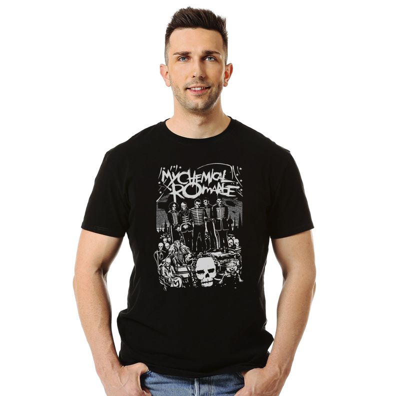 Polera My Chemical Romance Band-1