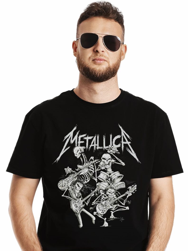 Polera Metallica Band Comic-0
