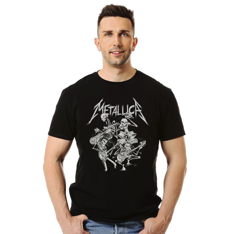 Polera Metallica Band Comic-1