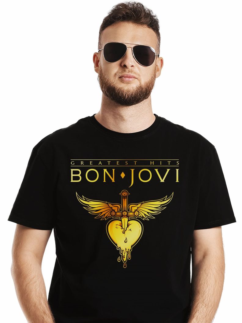 Polera Bon Jovi Greatest Hits-0