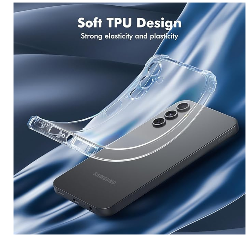 Carcasa transparente anti-golpe para Samsung A15 5G -4