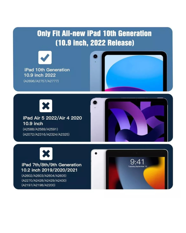 Funda Smart Cover Para iPad 10ma Generación De 10.9-1