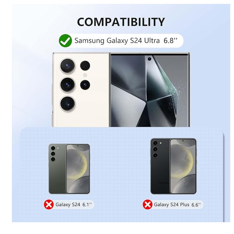 Carcasa Protectora Silicona Para Samsung S24 Ultra -1