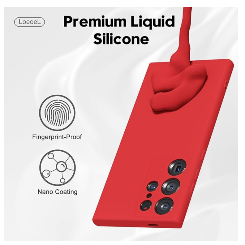 Carcasa Protectora Silicona Para Samsung S24 Ultra -3