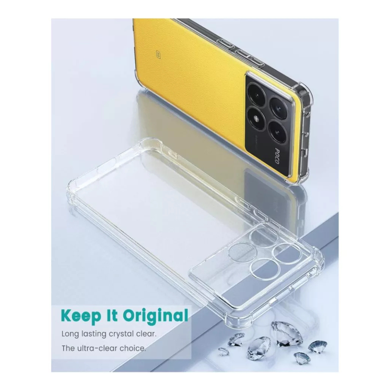 Carcasa Transparente Antigolpes para Poco X6 Pro 5g-6