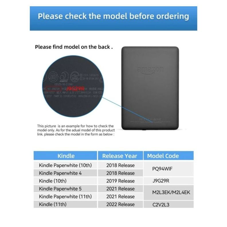 Funda Protectora para Kindle 11th 2022 Release C2V2L3-1