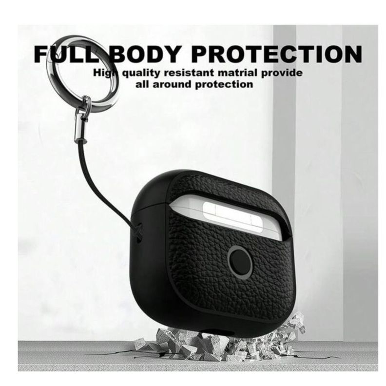 Funda Carcasa Reforzada negro Para AirPods Pro-3