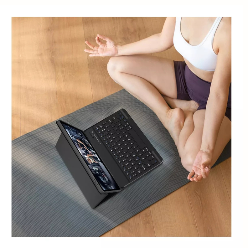 Funda Con Teclado Bluetooth Para iPad Air 11 M2 2024 -3