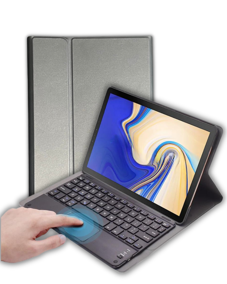 Funda Con Teclado Bluetooth Para Samsung Galaxy A9+ Plus 11"-0