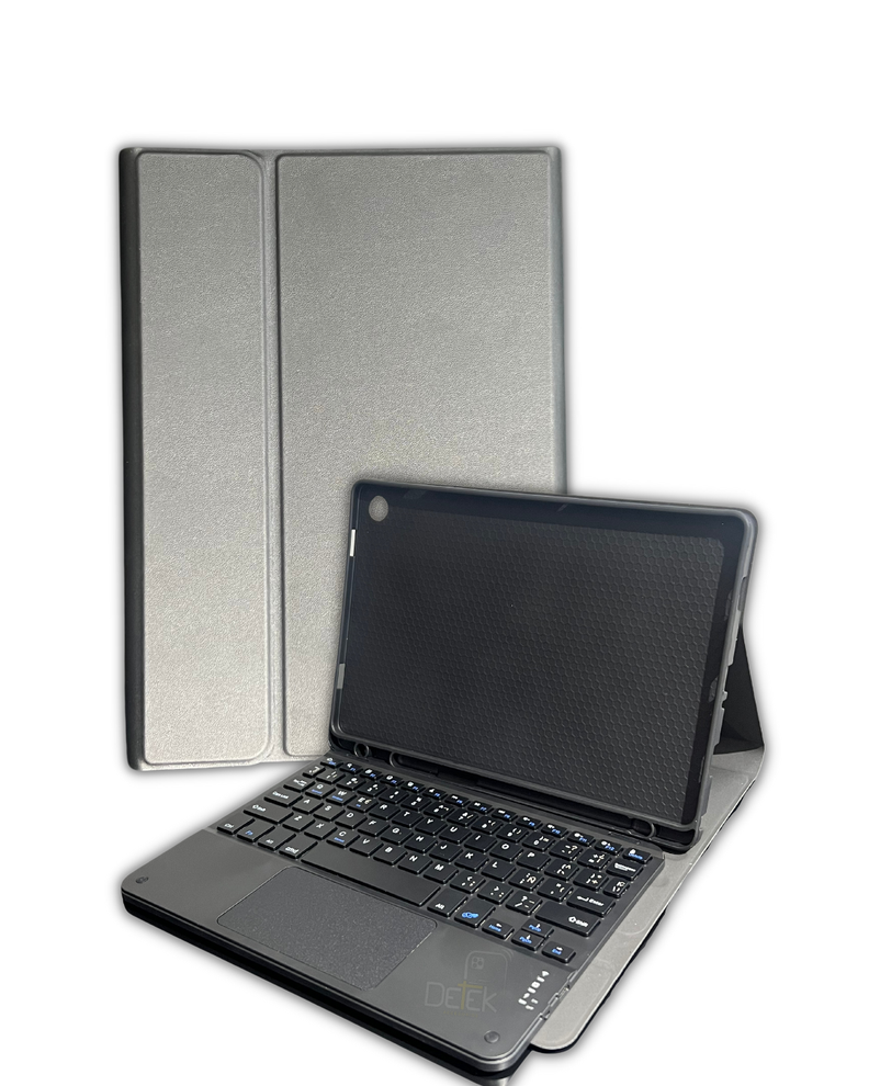 Funda Con Teclado Bluetooth Para Samsung Galaxy A9+ Plus 11"-3