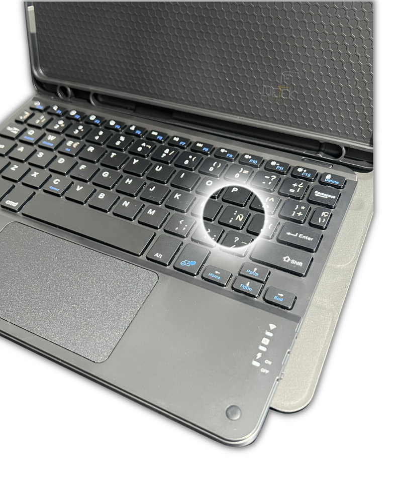 Funda Con Teclado Bluetooth Para Samsung Galaxy A9+ Plus 11"-4