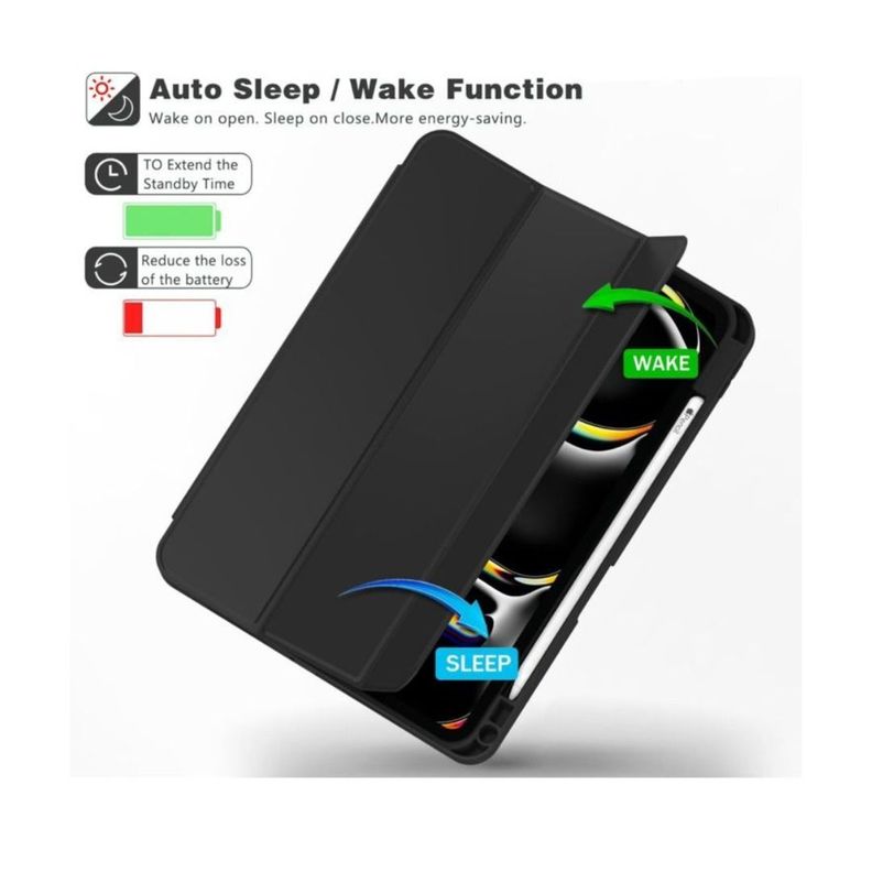 Funda Smart Cover Para iPad Pro 13 M4 2024 Con Ranura-3
