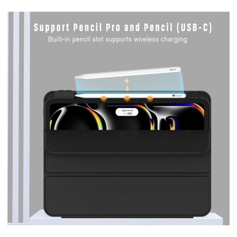Funda Smart Cover Para iPad Pro 13 M4 2024 Con Ranura-4