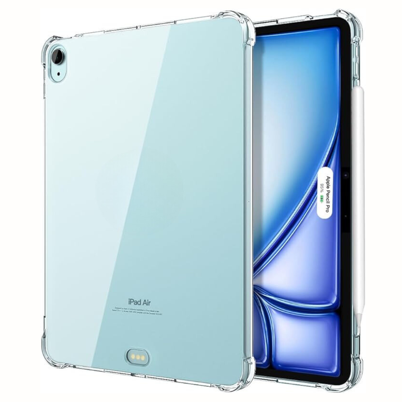 Carcasa Protectora Transparente Reforzada Para iPad Air 11 M,2 2024 -1