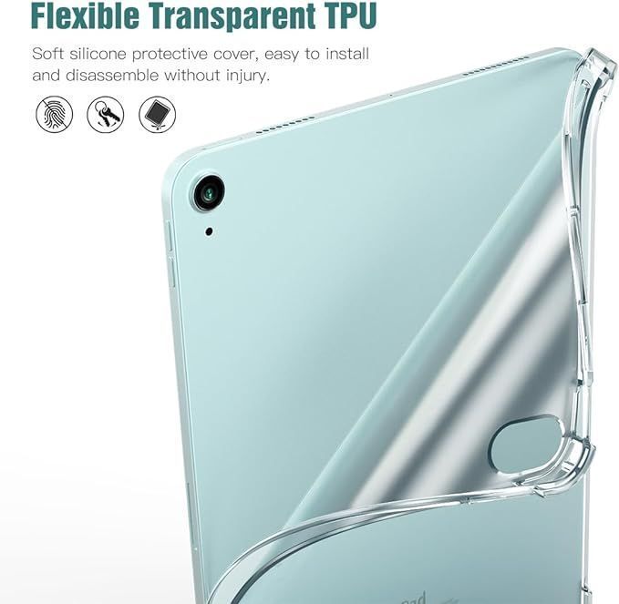 Carcasa Protectora Transparente Reforzada Para iPad Air 11 M,2 2024 -4