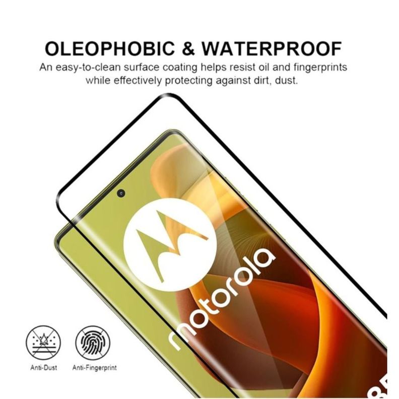 Lamina Mica de vidrio Curva Para Motorola G85 -4