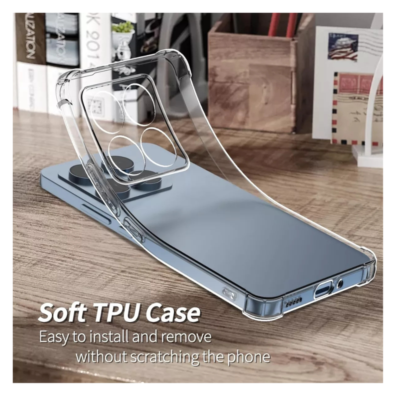 Carcasa Transparente Antigolpes para Xiaomi 14T 5G-5