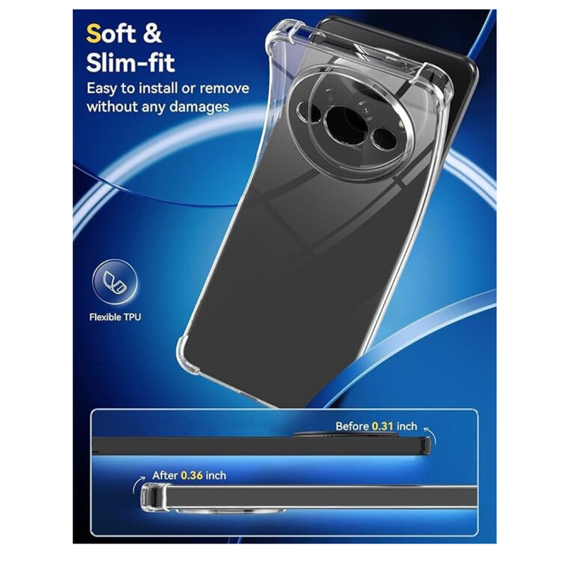 Carcasa transparente anti-golpe para Xioami Redmi A3 -2