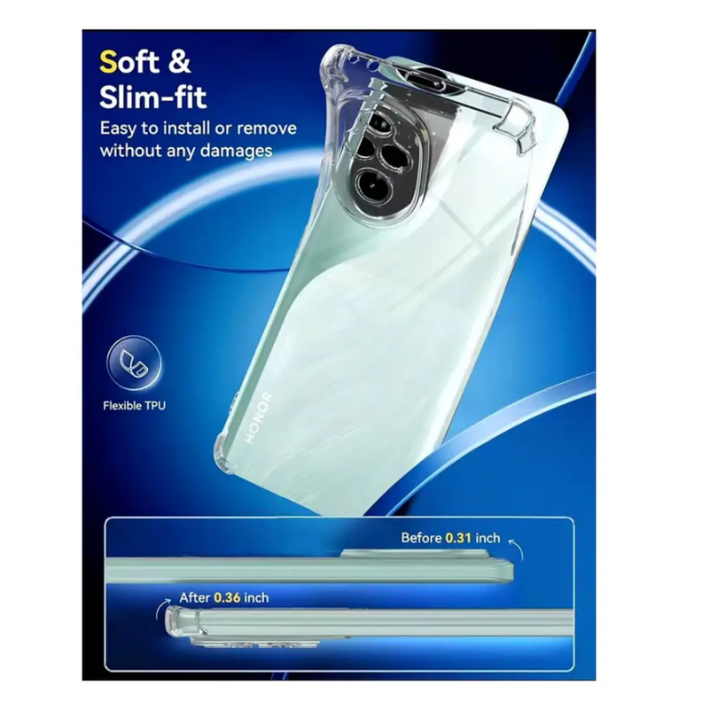 Carcasa Transparente Antigolpes para Honor 200 5g -2