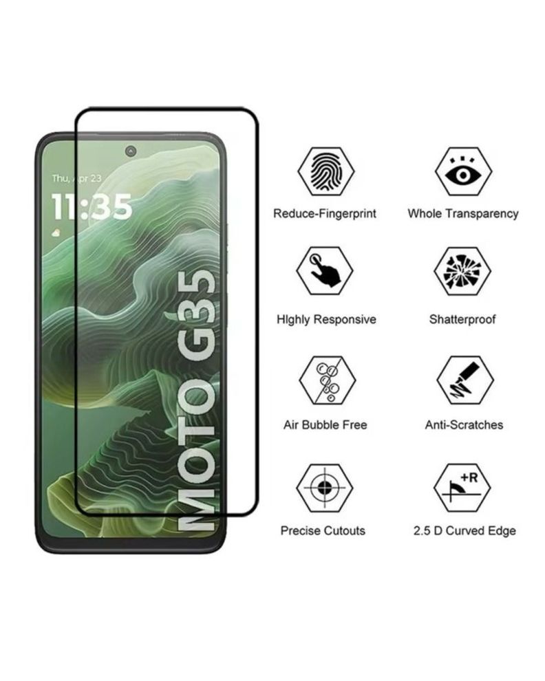 Lámina de vidrio Completo para Motorola G53 -1