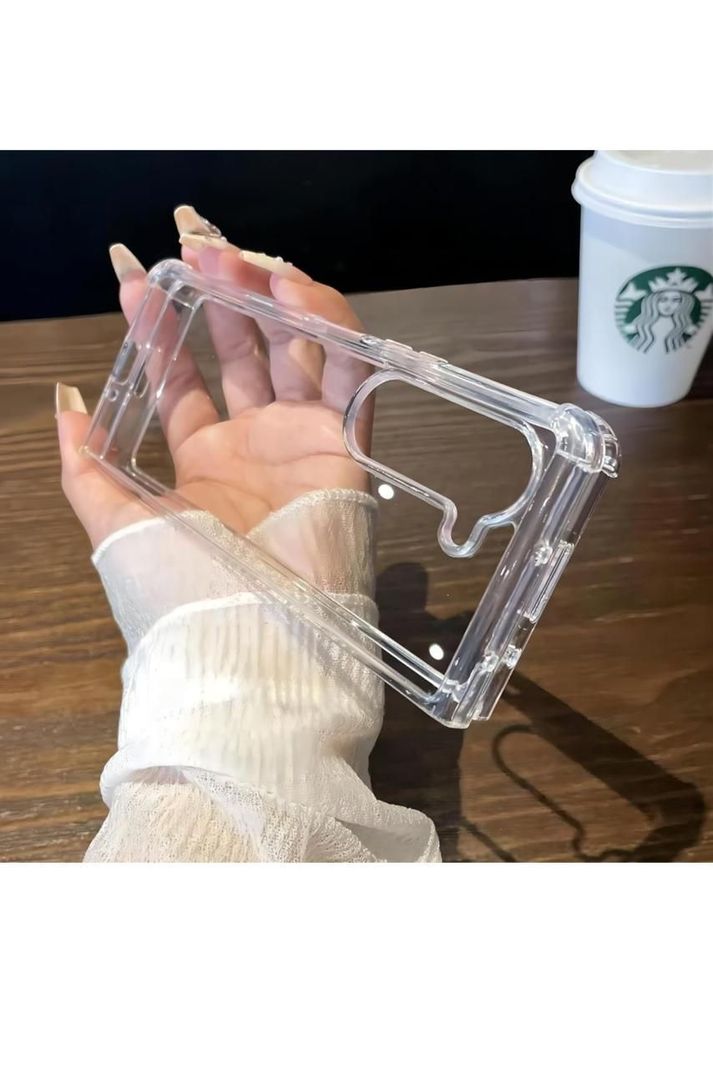 Carcasa Transparente Reforzado Para Samsung Galaxy Z Fold 6-6