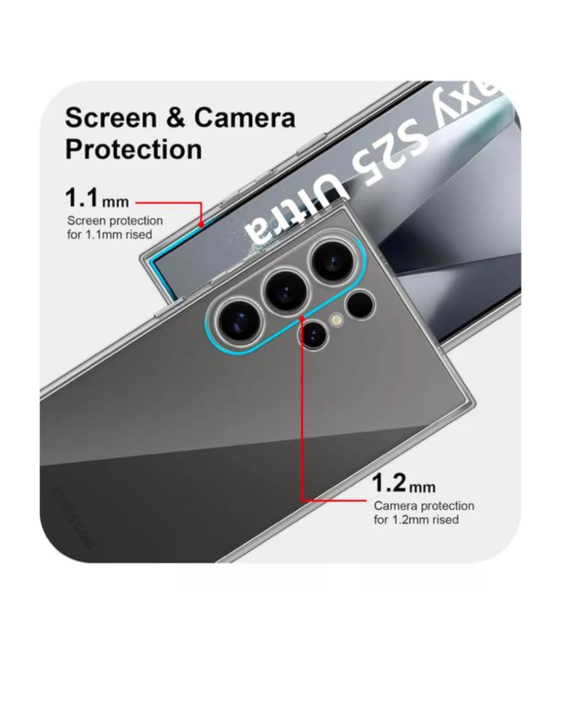 Funda Carcasa Ref. Delgada Marca Tpu Para Samsung S25 Ultra-3