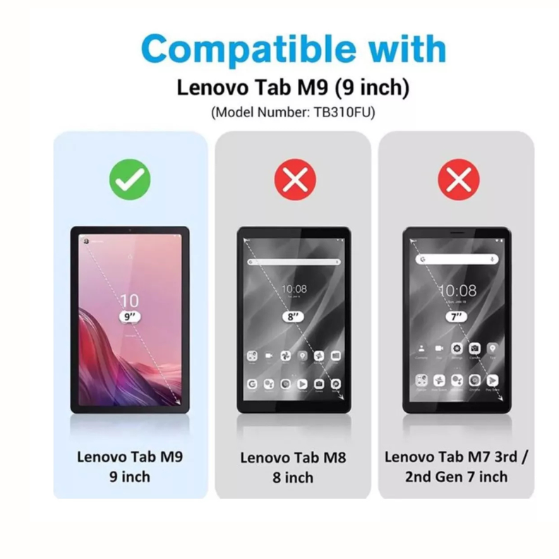 Lámina Mica Vidrio Templado Para Lenovo Tab M9-1
