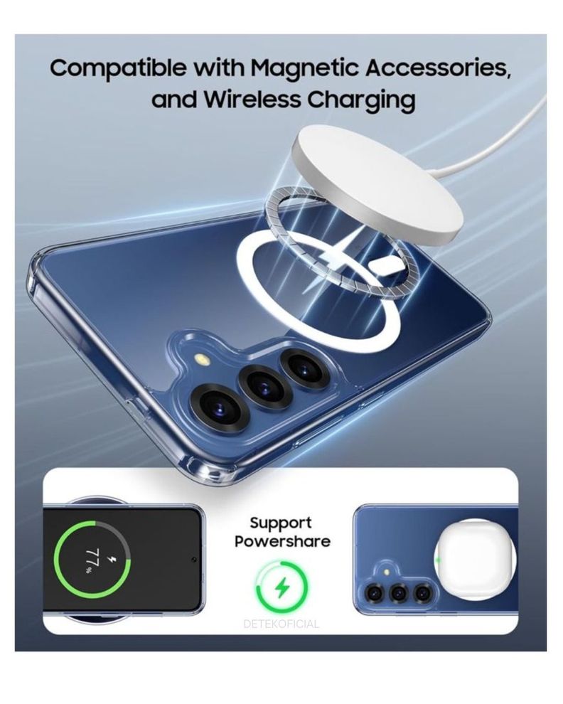 Carcasa Magnética Para Samsung S25 Plus Magsafe-3