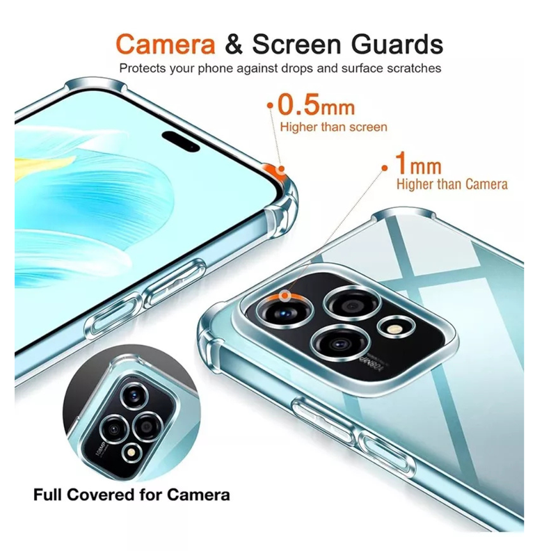 Carcasa Transparente Antigolpes para Honor 200 Lite 5G -3