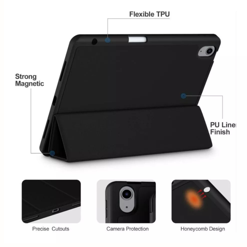 Carcasa Funda Smart Cover Con Ranura Para iPad Air 6 M2 2024-2