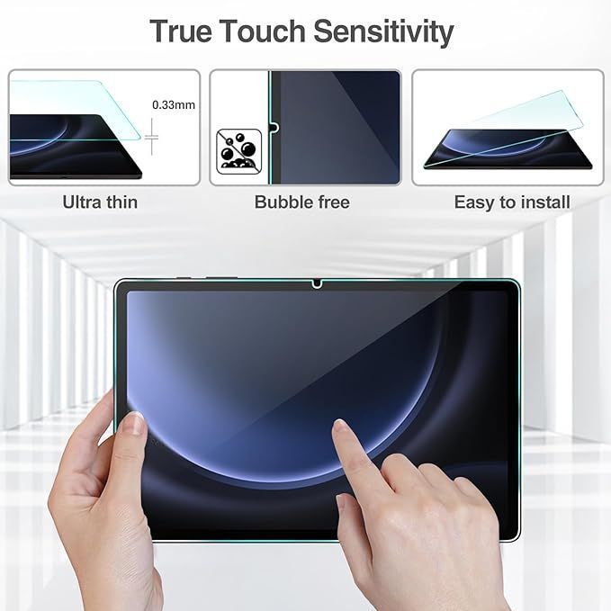 Lamina Mica Vidrio Templado Para Tablet S7 Fe / S7+ Plus / S8+ Plus 12.4" -3